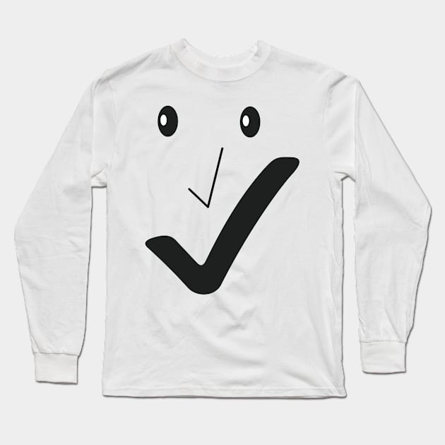 Fine smile - Fine face 01. Long Sleeve T-Shirt by ezunique